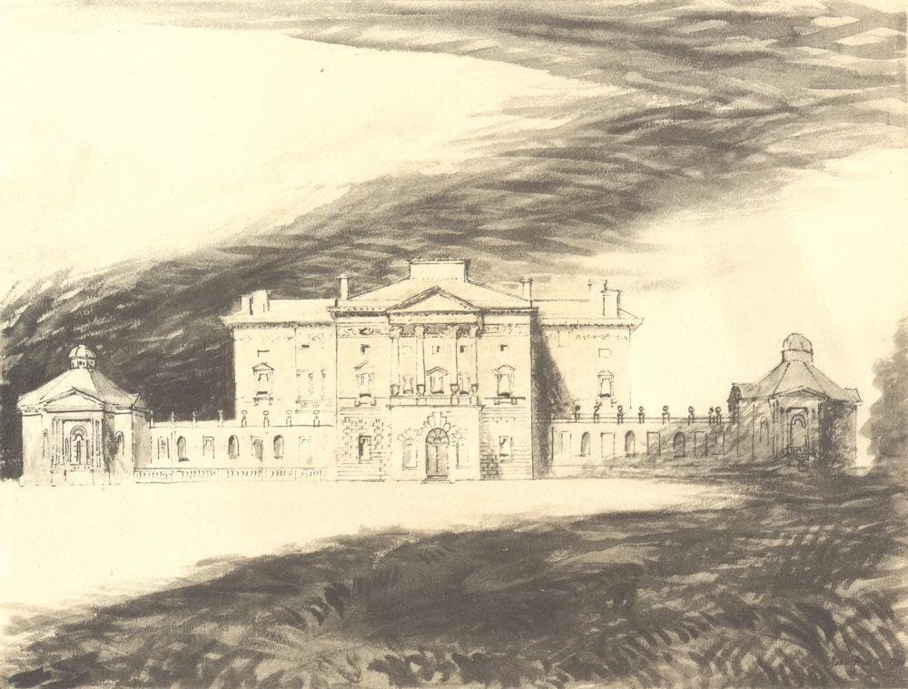 FARINGDON. Buckland House, near Faringdon. Oxfordshire. By John Piper 1946